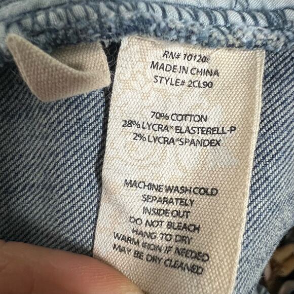 SOFT SURROUNDINGS Straight Leg Ankle Jeans High Rise Medium Wash Denim Size 12 - Picture 7 of 9